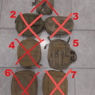 military first aid pouches with some medicine (from battlefield). PRICE FOR ONE