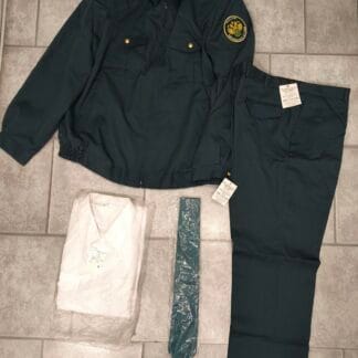 Trophy russian border officer uniform set (4 pieces) from Kursk region