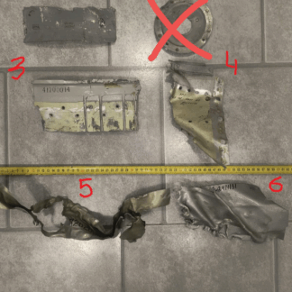 Pieces of Kh-59 russian cruise missile. Price for ONE