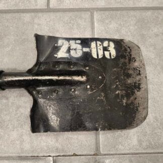 Trophy shovel from the russian National Guard with maker's mark of rus internal forces