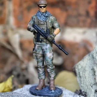 Collectible Handmade metal mini figure of the Ukrainian Armed Forces #2