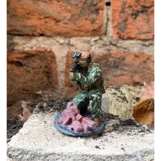 Collectible Handmade metal mini figure of the Ukrainian Armed Forces #3