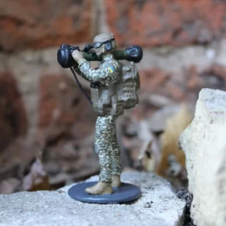 Collectible Handmade metal mini figure of the Ukrainian Armed Forces #1