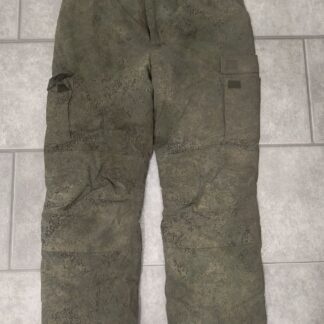 Trophy russian army winter uniform pants from battlefield. Size 54-5
