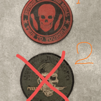 Trophy Wagner KIA Chevron Patches from 2023 (near Bakhmut)