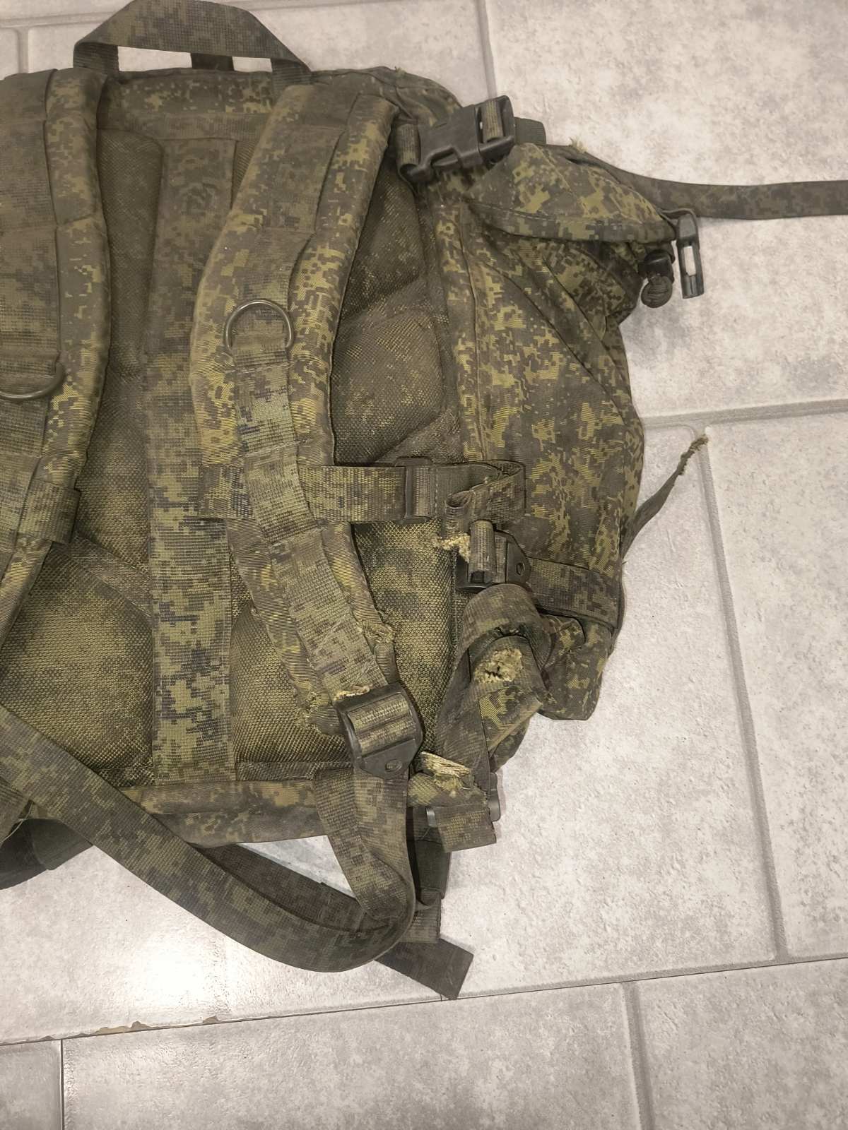 Trophy russian army Ratnik Patrol backpack from battlefield with label ...