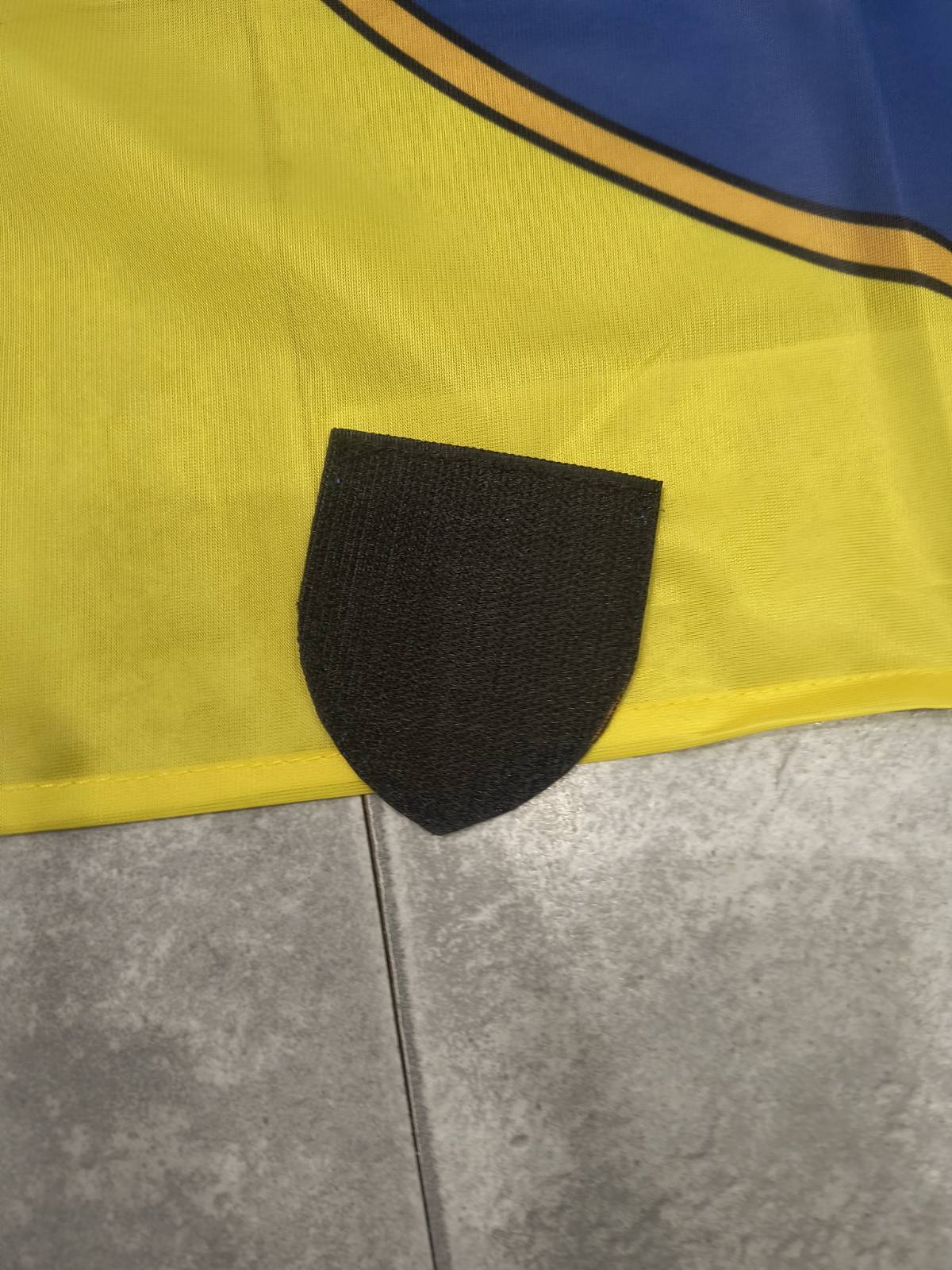 Ukrainian ensign with patch signed by fighters of 214th Special Operations Battalion OPFOR - Image 4