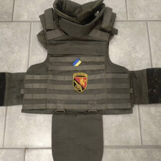 UKRAINIAN used in battles Vest "Korsar-M3c" of 45th Artillery Brigade with patch