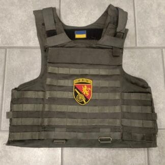 UKRAINIAN used in battles Vest "Korsar-M3c" of 45th Artillery Brigade with patch
