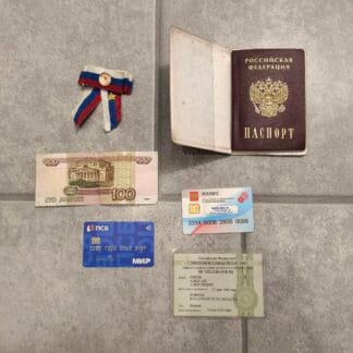Trophy russian Passport and other documents of KIA - Syzov